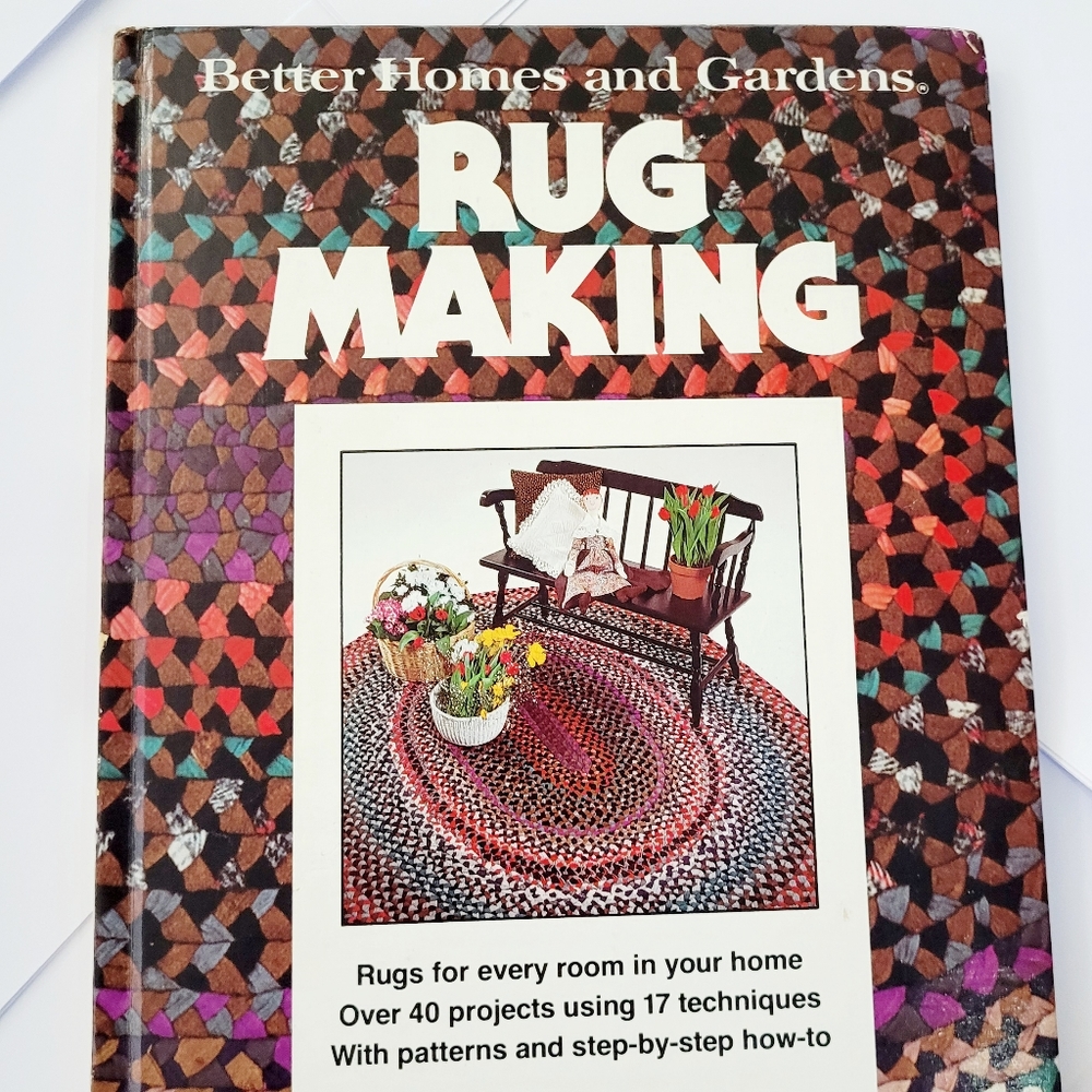Vintage Better Homes and Garden Rug Making book.